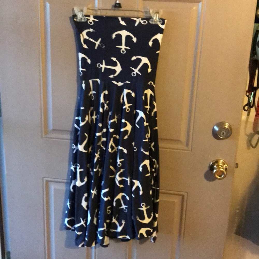 JCrew Anchor pattern dress/skirt